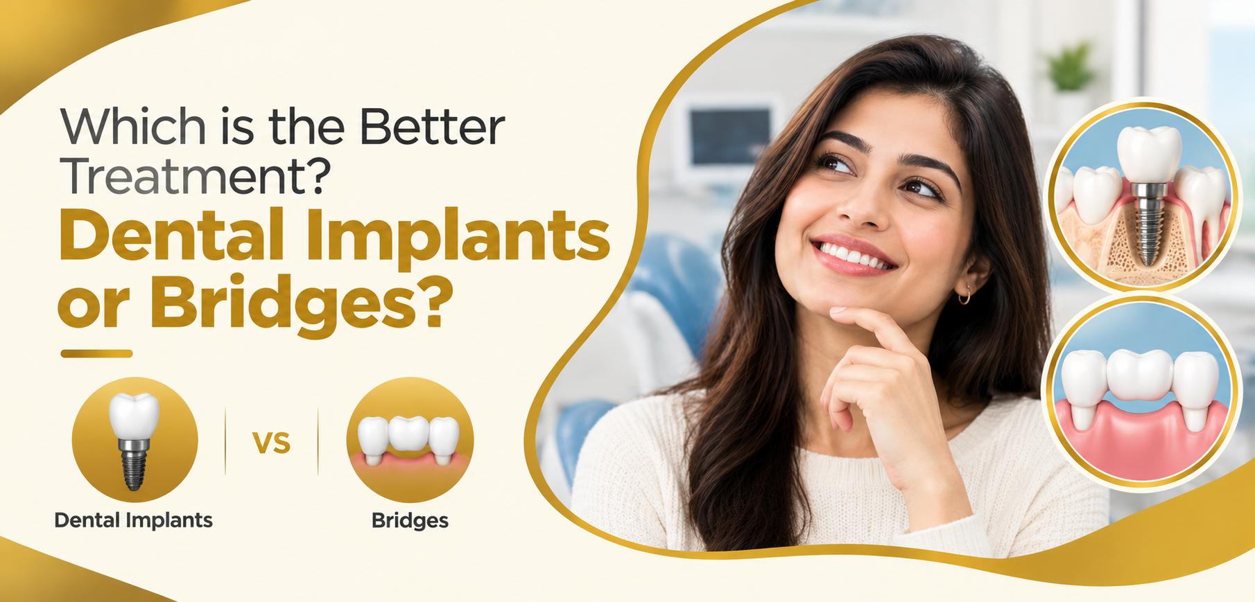 dental implants or bridges
